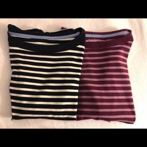 Talbots Petites Boatneck Stretch Weekend Tees